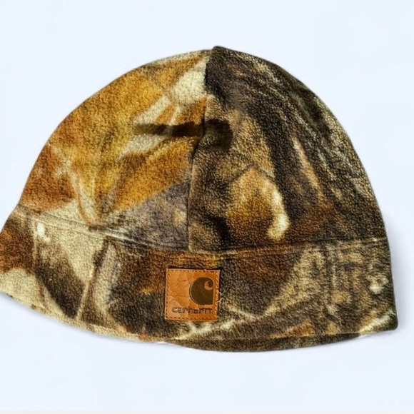 Carhartt Other - Carhartt Men's Woodland Camo Fleece Beanie